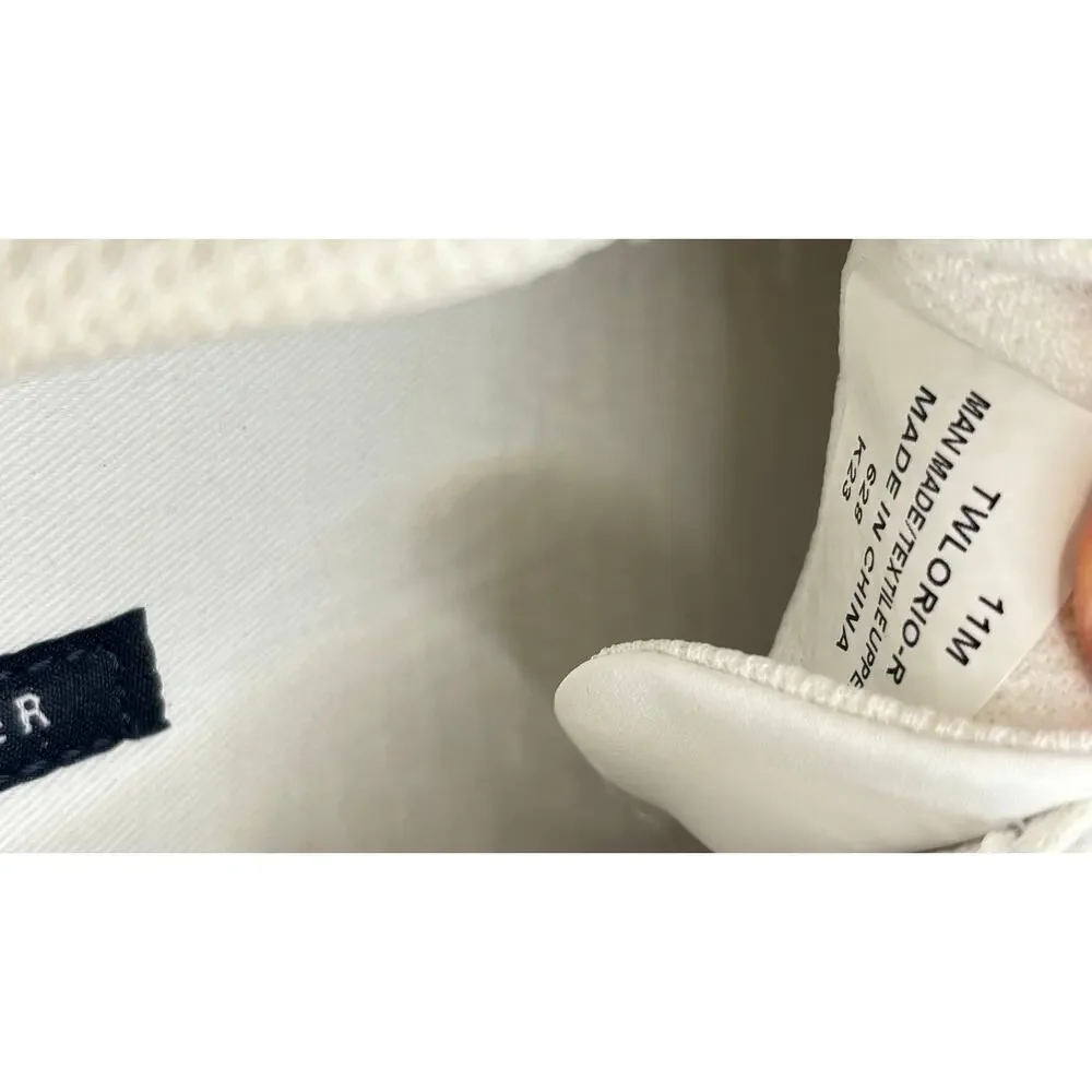 Tommy Hilfiger Lorio skater basketball white sneakers shoes women’s 11